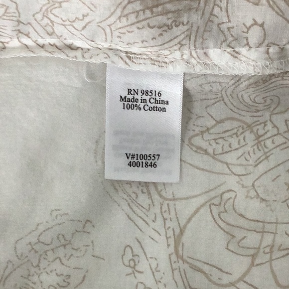 COLDWATER Creek Cotton Lawn Blouse - Picture 12 of 14